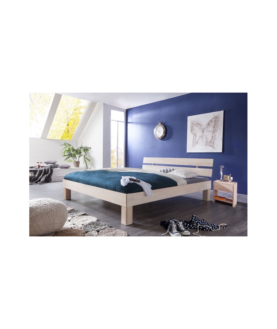 Chambre A Coucher En Bois Hetre : Lit en h?tre matrimonial en bois Chambre A Coucher En Bois Hetre : Lit en h?tre matrimonial en bois