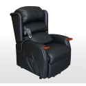 FAUTEUIL RELAX MASSANT ÉLECTRIQUE RELEVEUR 2 MOTEURS NOIR SPLENDOR