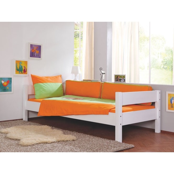 Linge de lit pour enfants vert et orange