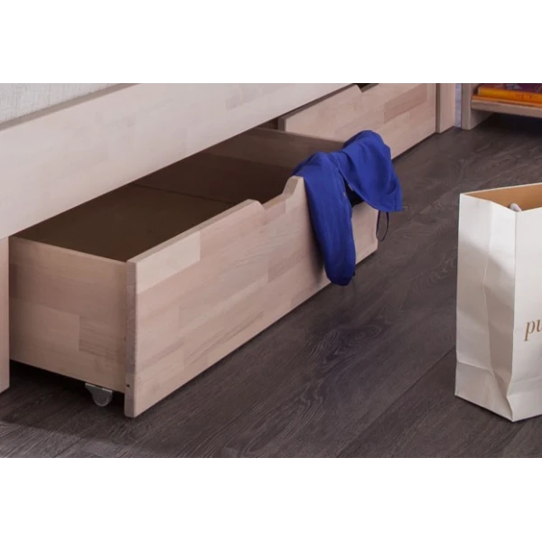 Lit en hêtre matrimonial