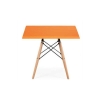Table moderne orange