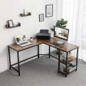 BUREAU D’ANGLE EN FORME DE L VASAGLE