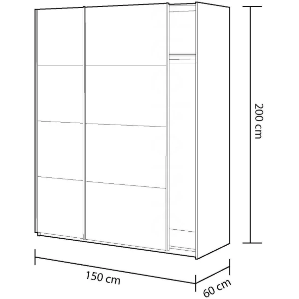 armoire de rangement bicolor
