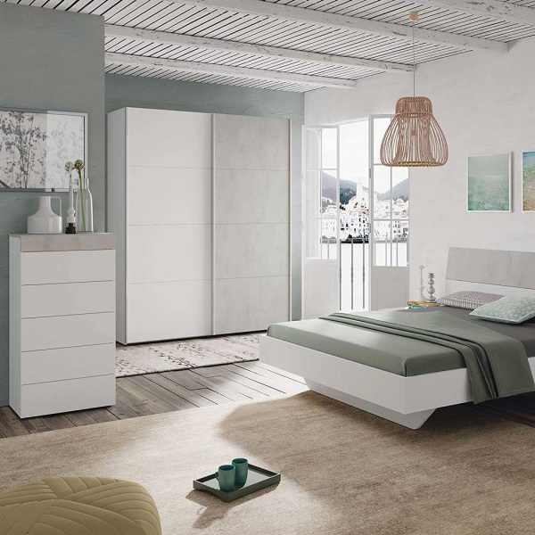 armoire de rangement bicolor