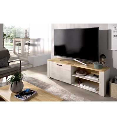 MEUBLE TV COMPACT 1 PORTE ANAIS