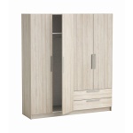 ARMOIRE 4 PORTES ET 2 TIROIRS THEO