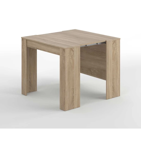 Table adaptable avec 5 positions. Jusqu'à 10 convives. Table extensible pour les invités. Pratique et fonctionnelle.