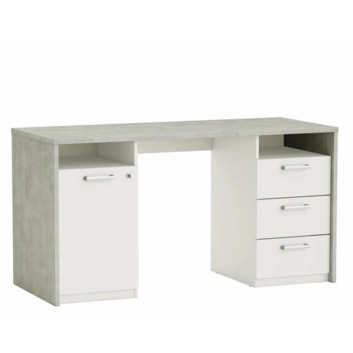 Bureau Pour Ados Avec Tiroirs Et Étagère