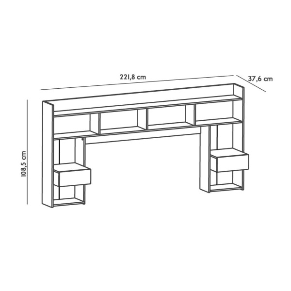 Tête De Lit Et Chevets Intégrés