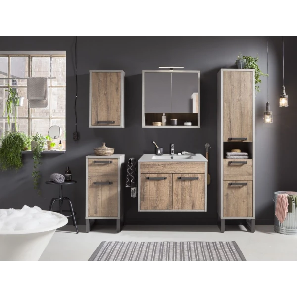 Colonne De Salle De Bain Avec Tiroir