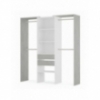 Meuble de dressing blanc / ciment