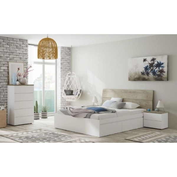 Ensemble Tête De Lit Et Tables De Nuit