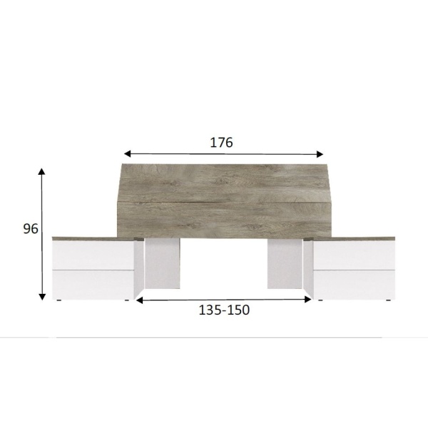 Ensemble Tête De Lit Et Tables De Nuit