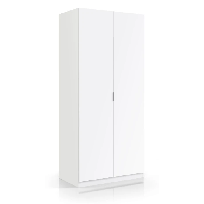  Armoire Blanche 2 Portes