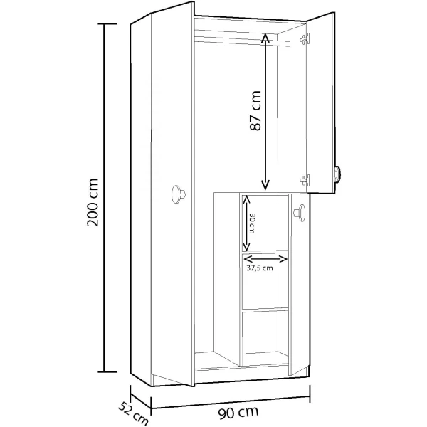 Armoire Adolescents Avec Portes