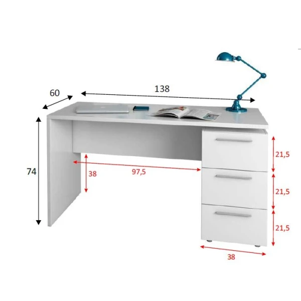 Bureau Avec Tiroirs Pour Open Spaces