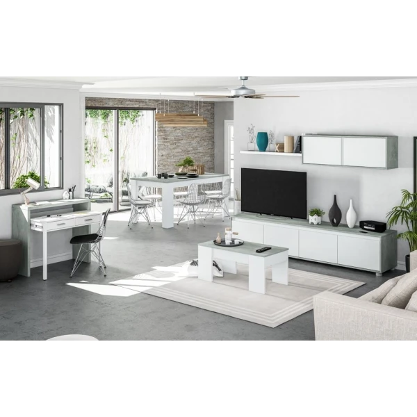 Ensemble De Salon Avec Meuble TV Et Module Supérieur