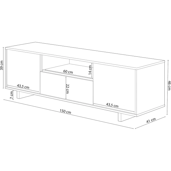 Meuble Télé Compact Avec Placards