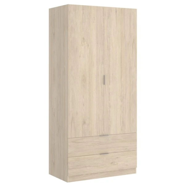 Armoire 2 portes avec 2 tiroirs Lincoln