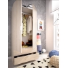 ARMOIRE 2 PORTES AVEC 2 TIROIRS LINCOLN