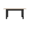 MESA DE COMEDOR EXTENSIBLE EN ESTILO INDUSTRIAL WEY