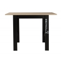 TABLE DE CUISINE EXTENSIBLE DE STYLE INDUSTRIEL ROXY