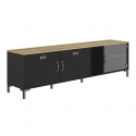 MEUBLE TV LONG DE STYLE INDUSTRIEL RANDY