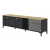 MUEBLE TV LARGO DE ESTILO INDUSTRIAL RANDY 