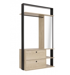 dressing ouvert avec miroir