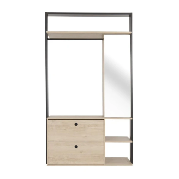 dressing ouvert avec miroir