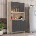 MEUBLE DE CUISINE BICOLORE TERRON