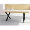 TABLE RECTANGULAIRE STYLE INDUSTRIEL CLAXON