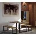 TABLE DE STYLE INDUSTRIEL ABBY
