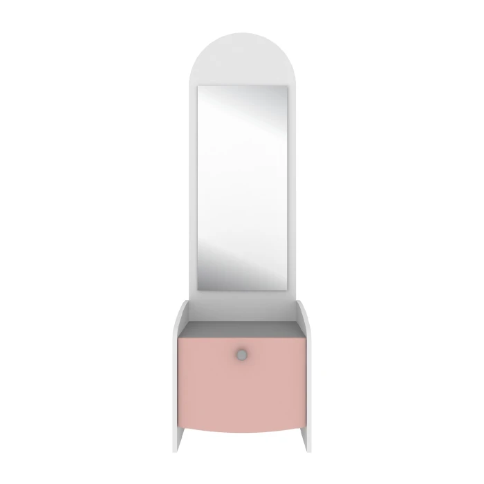 Table de nuit enfant avec miroir