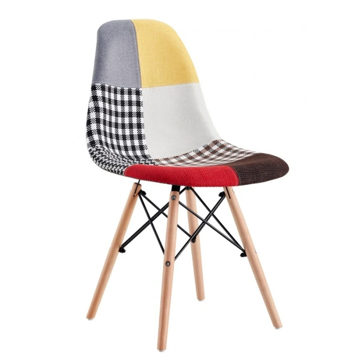 Chaise nordique patchwork