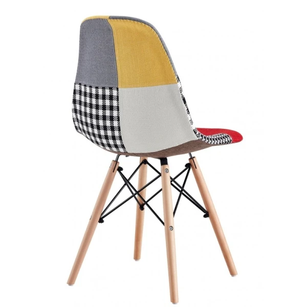 Chaise nordique patchwork