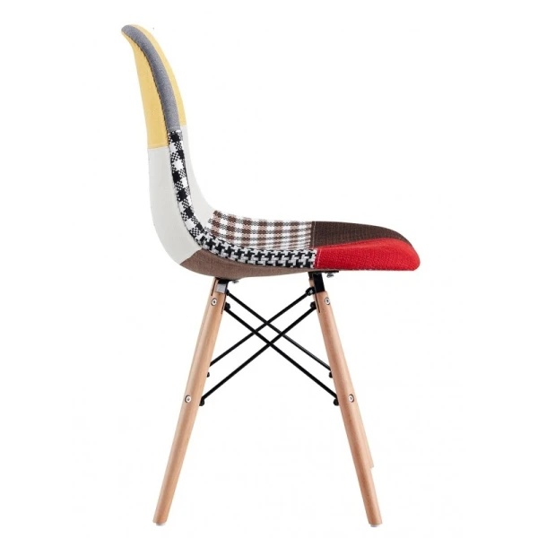 Chaise nordique patchwork