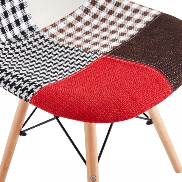 Chaise nordique patchwork