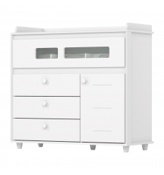 COMODA INFANTIL CON CAMBIADOR CELESTE
