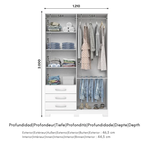 Armoire en réduction