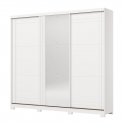 ARMOIRE DRESSING TRIPLE PORTES COULISSANTES ZANO