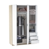 ARMOIRE 3 PORTES 3 TIROIRS NINE