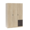 ARMOIRE 3 PORTES 3 TIROIRS NINE