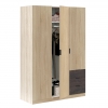 ARMOIRE 3 PORTES 3 TIROIRS NINE