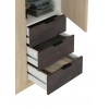 ARMOIRE 3 PORTES 3 TIROIRS NINE