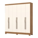 ARMOIRE 6 PORTES BICOLORE WILSOR