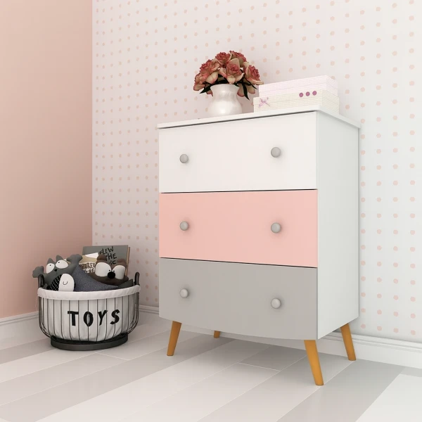 Commode enfant colorée