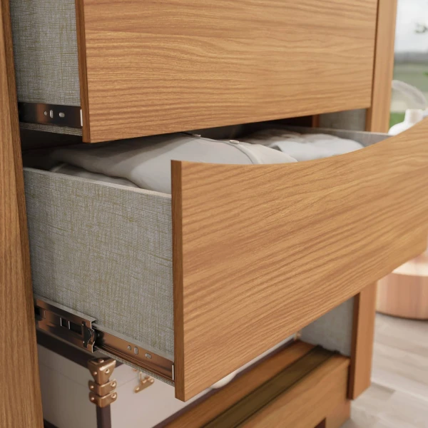 Détail du tiroir de l’armoire Zenit Vicawu avec ouverture fluide