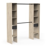 Dressing Bastet Plus Vicawu sans rideau, accès total aux étagères