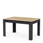 Table à manger Kent Vicawu chêne clair et gris graphite, design moderne
